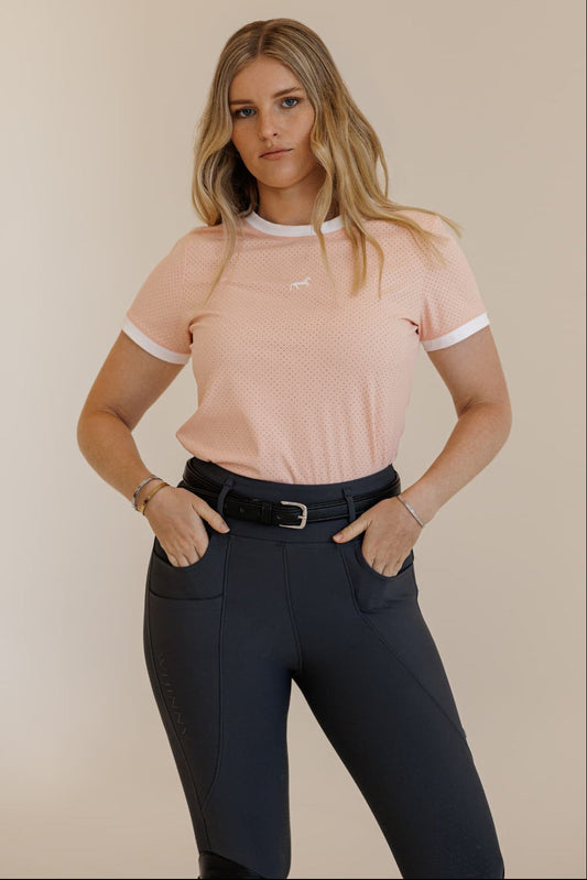 ActiveMesh Tee - Peachy Pink